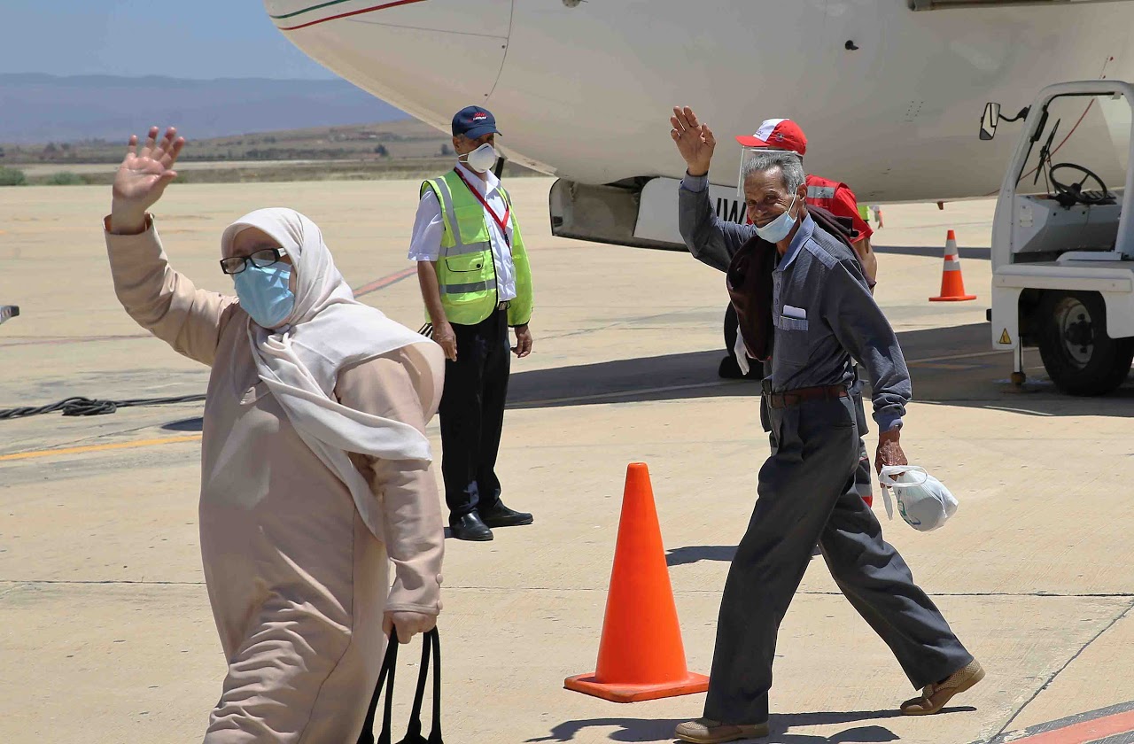 450 personnes qui seront rapatriées aujourd’hui depuis la France à destination d’Agadir.