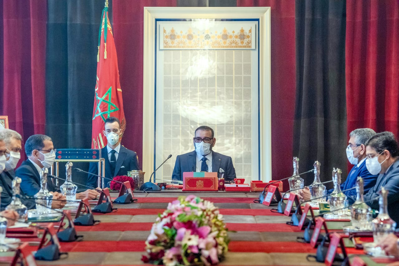 Sa Majesté le Roi Mohammed VI préside un Conseil des ministres