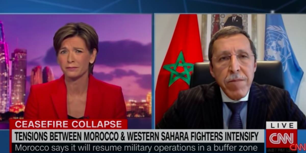 L&rsquo;ambassadeur Hilale sur CNN: En rompant le cessez-le-feu, le polisario « s’est disqualifié » de toute participation au processus politique