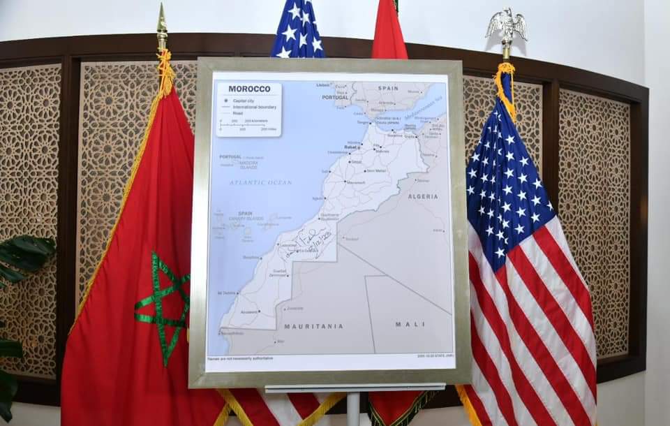 Maroc- USA. Fischer présente la carte complète du Maroc officiellement adoptée par le gouvernement américain
