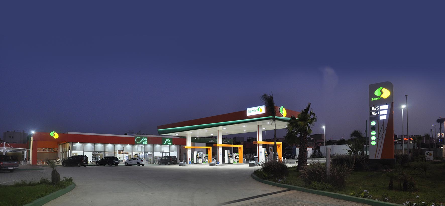 Une nouvelle station-Service Samir Kénitra aménagée comme espace de vie