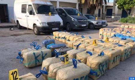 Nador. Tentative de trafic international de drogue avortée, 4,779 tonnes de chira saisies