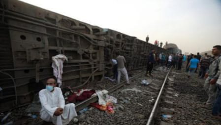 Égypte. Un train déraille,11 morts et une centaine de blessés