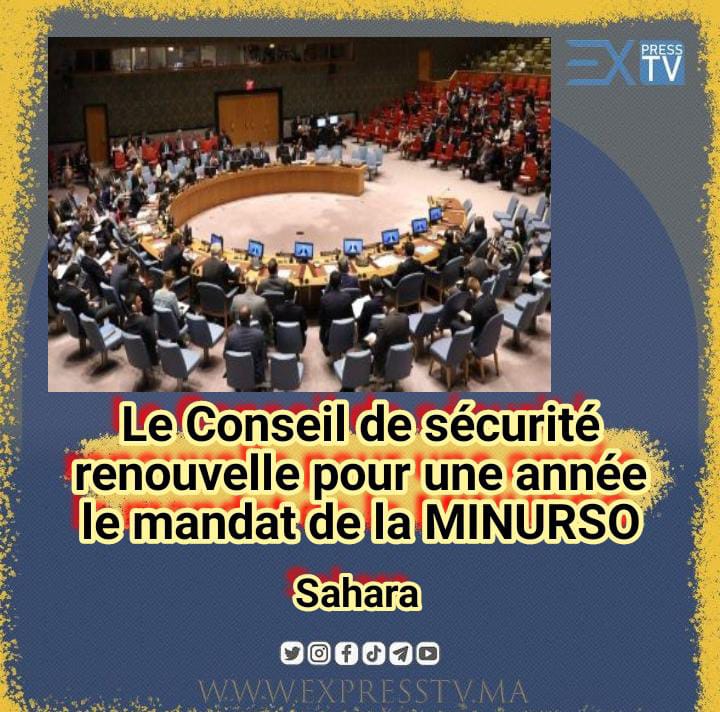 Sahara: Le Conseil de sécurité renouvelle pour une année le mandat de la MINURSO