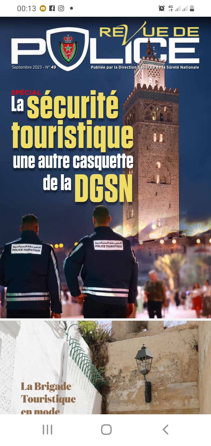 La nouvelle édition du magazine de la police met en lumière la sécurité touristique
