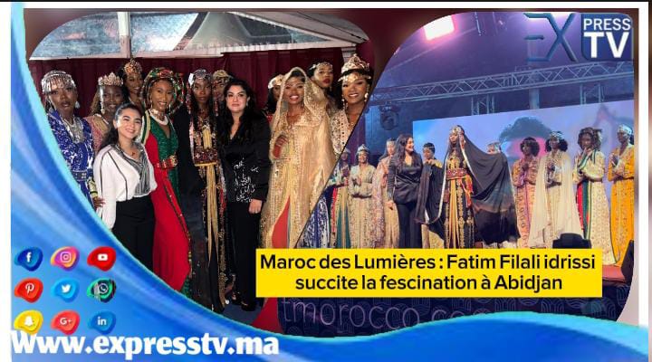 Maroc des Lumières : Fatim Filali idrissi succite la fescination à Abidjan