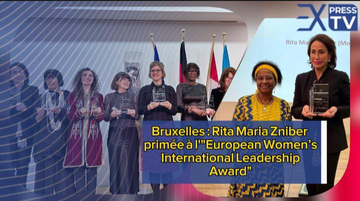 Bruxelles : Rita Maria Zniber primée à l' »European Women’s International Leadership Award
