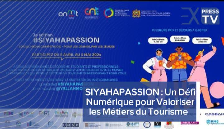 SIYAHAPASSION : Un Défi Numérique pour Valoriser   les Métiers du Tourisme  