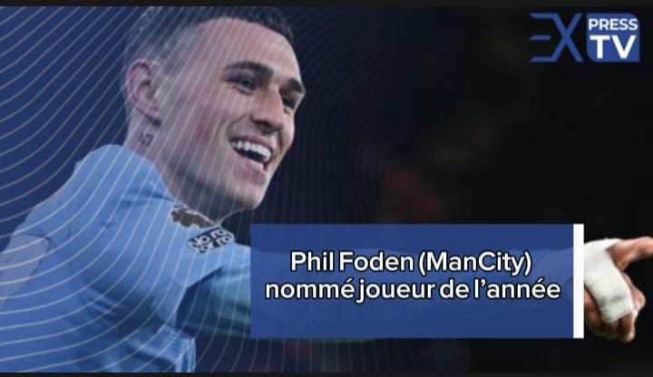Phil Foden (ManCity) nommé joueur de l&rsquo;année