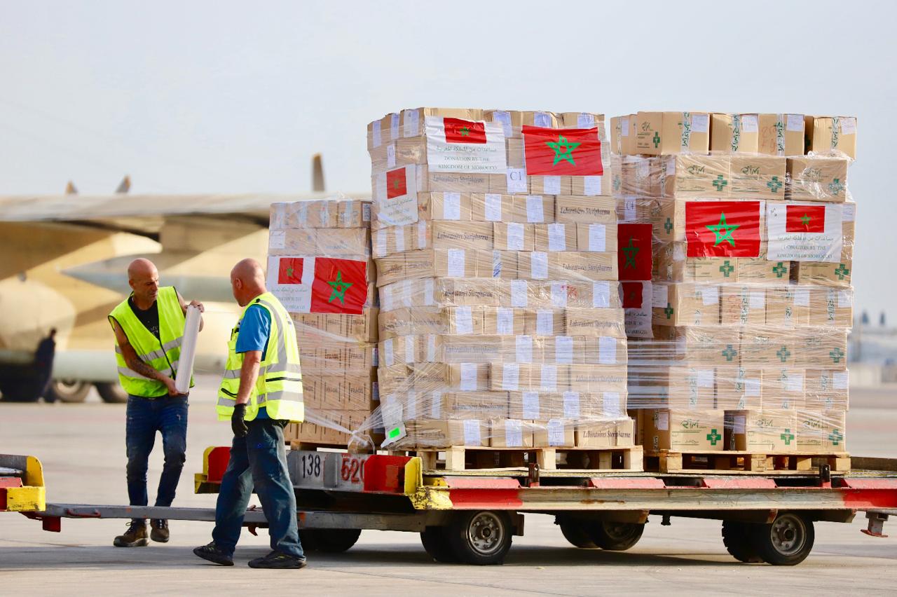 Sur Très Hautes Instructions Royales, déploiement d’une opération humanitaire d’aide médicale destinée à la population de Gaza