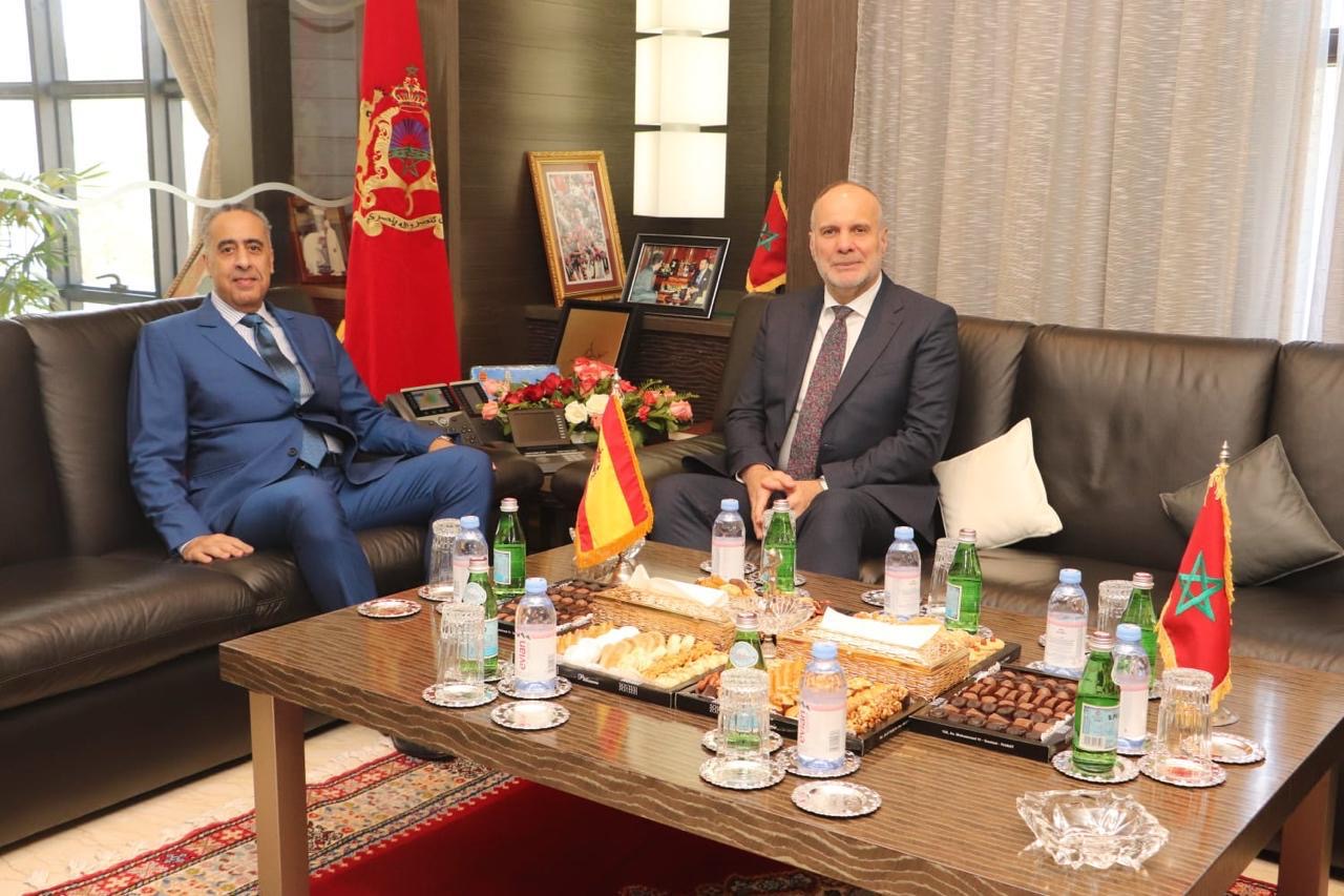 Le directeur général de la sécurité nationale, Abdellatif Hammouchi, reçoit le chef des renseignements de la garde civile espagnole.