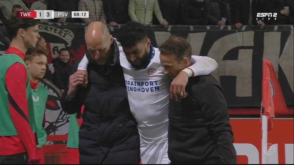 Ismaïl Sbaïri blessé !