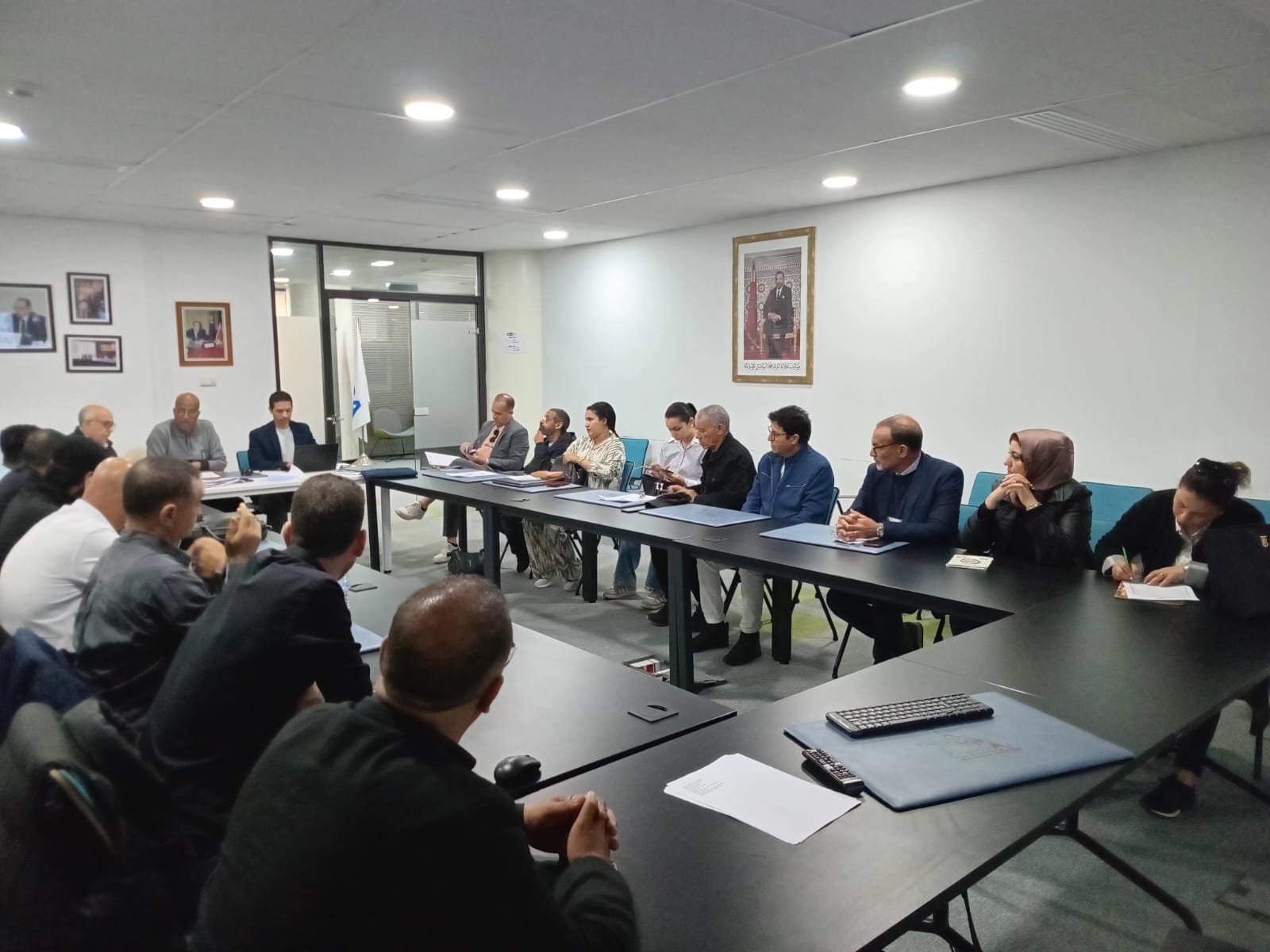 Réunion de communication entre arbitres et représentants avant le lancement du championnat national de boxe pour la saison sportive 2024/2025.