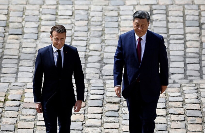 Macron menace la Chine d&rsquo;un élargissement de la présence de l&rsquo;OTAN en Asie