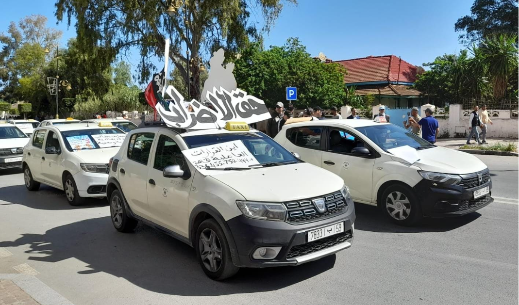 Les chauffeurs de taxis célèbrent la Fête du Travail et demandent l&rsquo;application de la décision gouvernementale ainsi que la protection du droit de grève.