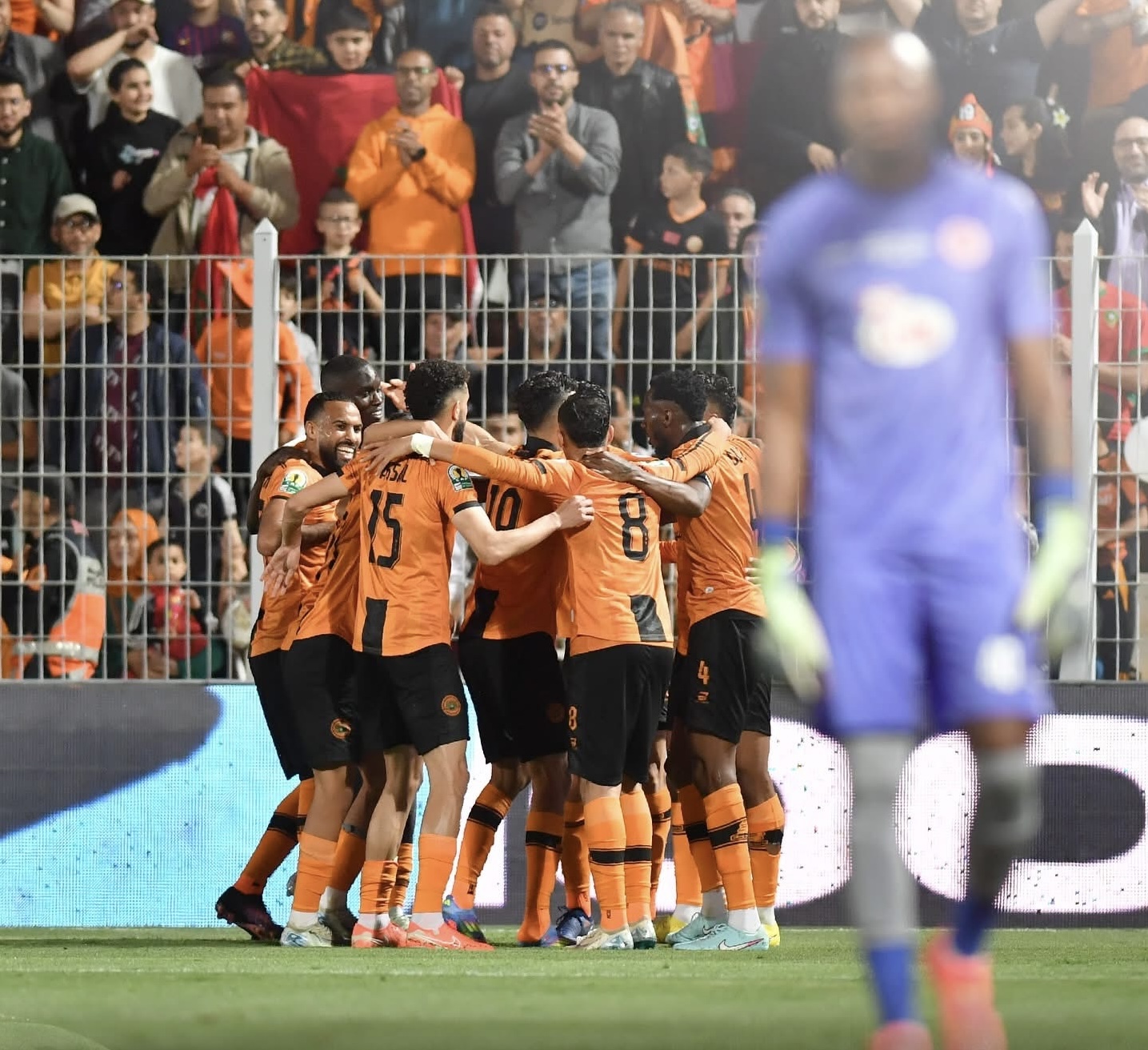 La Renaissance de Berkane s&rsquo;impose face à Simba en finale aller de la Coupe de la CAF.