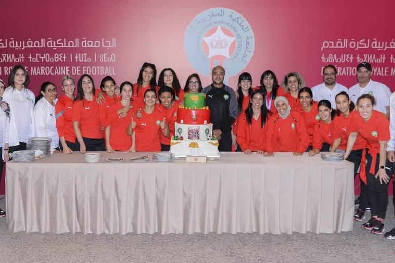 La Fédération Royale Marocaine de Football honore les championnes d’Afrique de futsal.