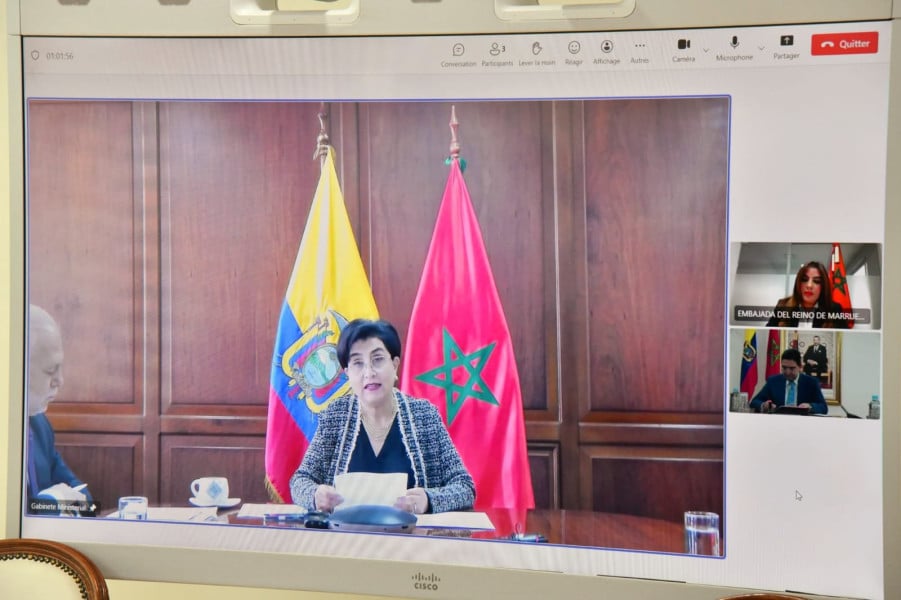 L&rsquo;Équateur réaffirme son soutien à l&rsquo;initiative d&rsquo;autonomie comme fondement de la résolution du conflit du Sahara marocain.