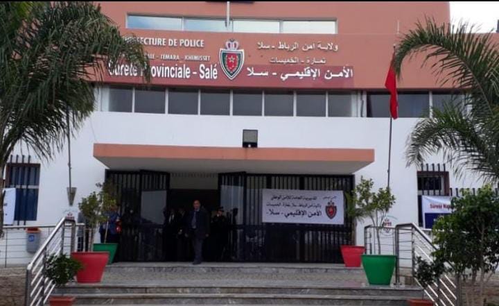 La police de Salé nouvellement créée saisit une grande quantité de cannabis et intercepte un suspect.