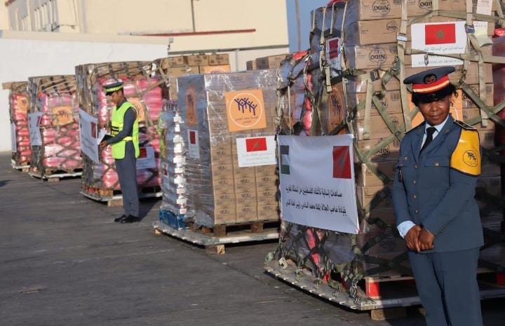 Des étudiants palestiniens au Maroc saluent l&rsquo;initiative du roi Mohammed VI pour secourir les habitants de Gaza