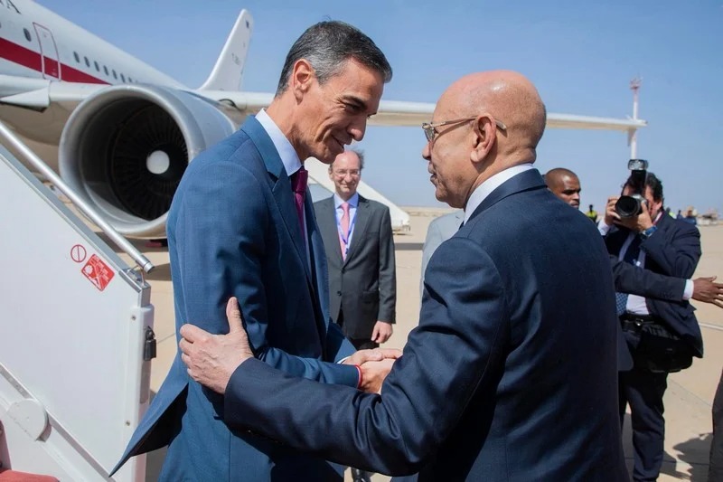 Pedro Sánchez en visite en Mauritanie pour renforcer la coopération et lutter contre l&rsquo;immigration clandestine