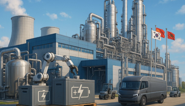 Projet stratégique de raffinage du lithium renforçant la position du Maroc dans les chaînes de l&rsquo;industrie verte