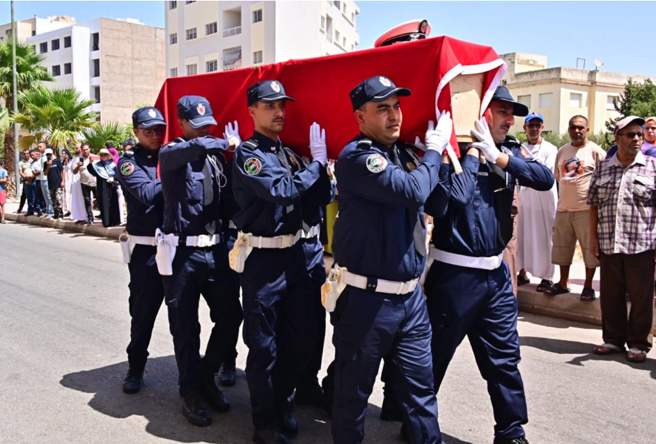 Fès : Funérailles du commandant Noridine Sayad, victime de l&rsquo;agression d&rsquo;Imouzzer