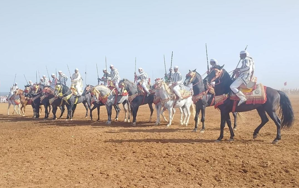 Lancement des spectacles de Tbourida lors de la première édition du Festival national de Kénitra