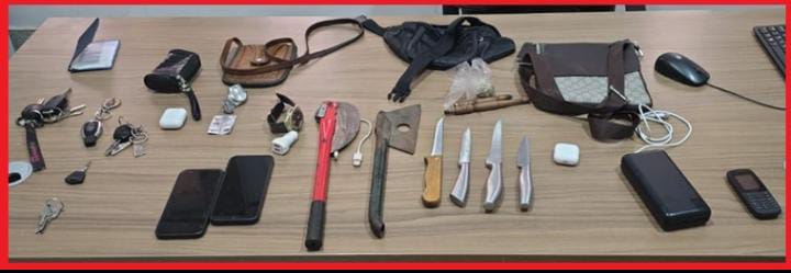 Interpellation d&rsquo;une bande impliquée dans le vol de deux voitures et l&rsquo;agression à l&rsquo;arme blanche à Oujda et Jerada