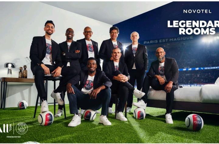 Novotel et le Paris Saint-Germain font voyager leurs Légendes à travers huit villes du monde