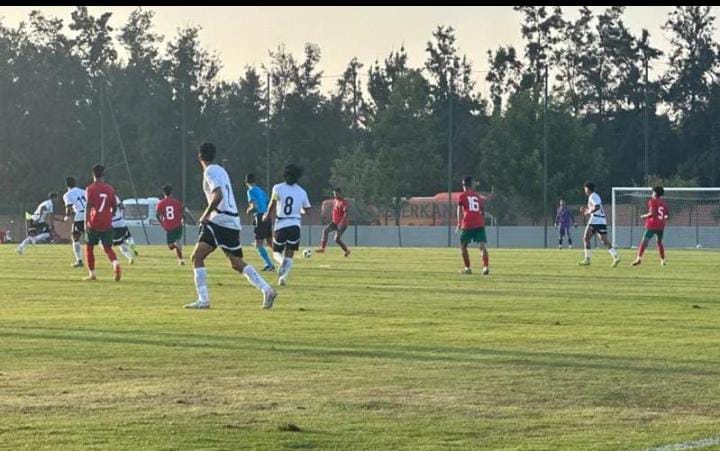 L&rsquo;équipe marocaine de jeunes obtient un match nul face à l&rsquo;Égypte en amical en préparation pour la Coupe du Monde.