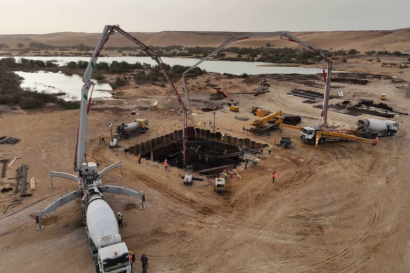 Pont de la Saquia el Hamra à Laâyoune : La plus grande infrastructure routière du Maroc pour renforcer la liaison entre le Nord et le Sud.