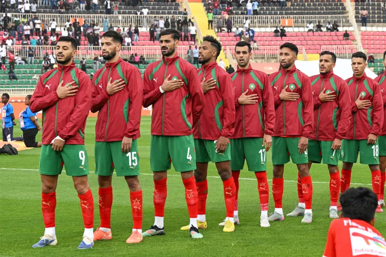 Dernière séance d&rsquo;entraînement des Lions avant le match contre le Sénégal