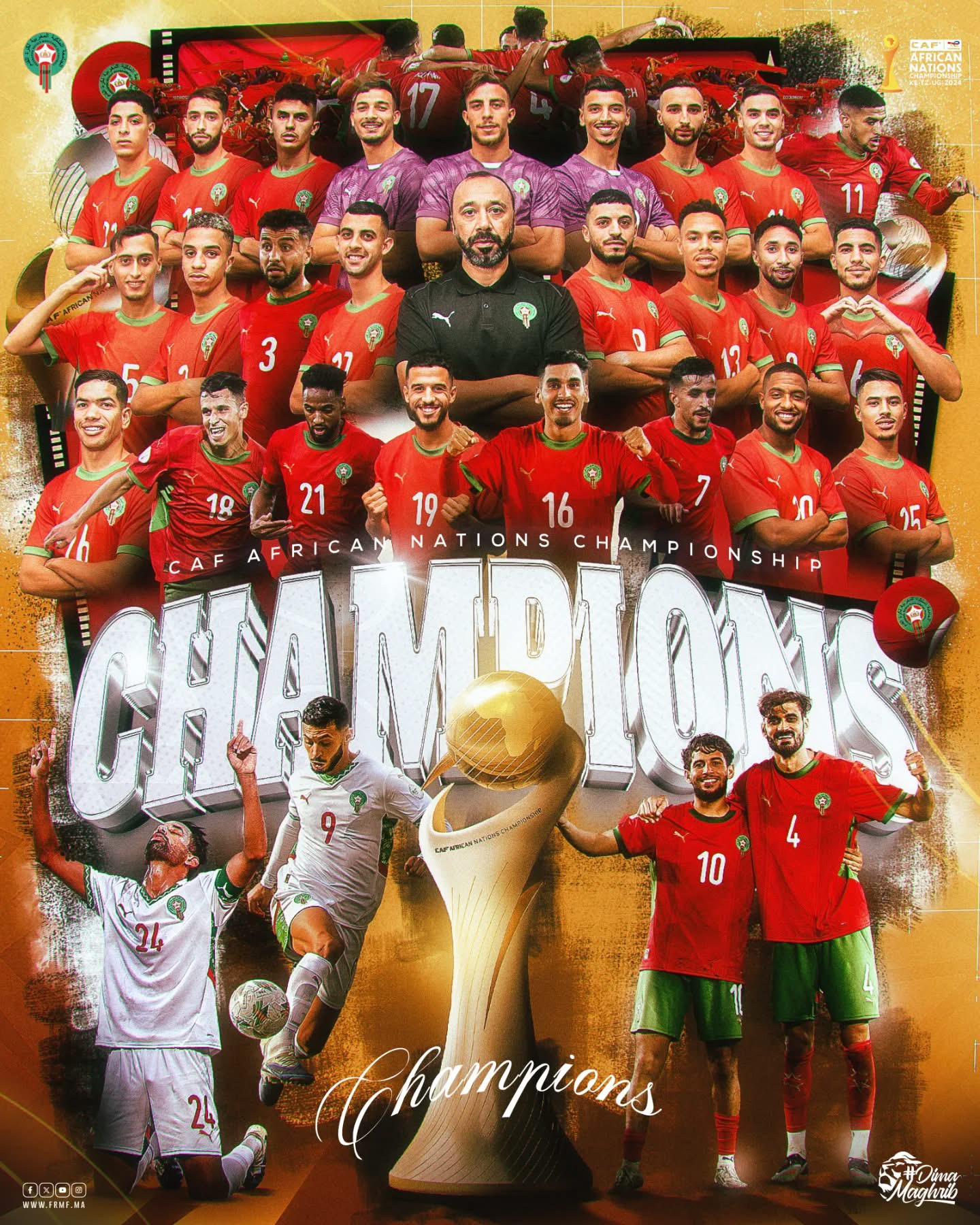 Les Lions couronnés champions de l’AFCON après leur victoire contre Madagascar