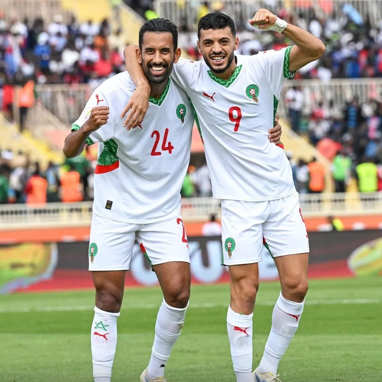 Hachimates, meilleur joueur de la CAN, et Milioui, meilleur buteur