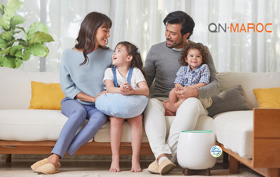 QN Maroc propose une solution domestique complète pour protéger les familles contre les vagues de chaleur et la pollution de l&rsquo;air.