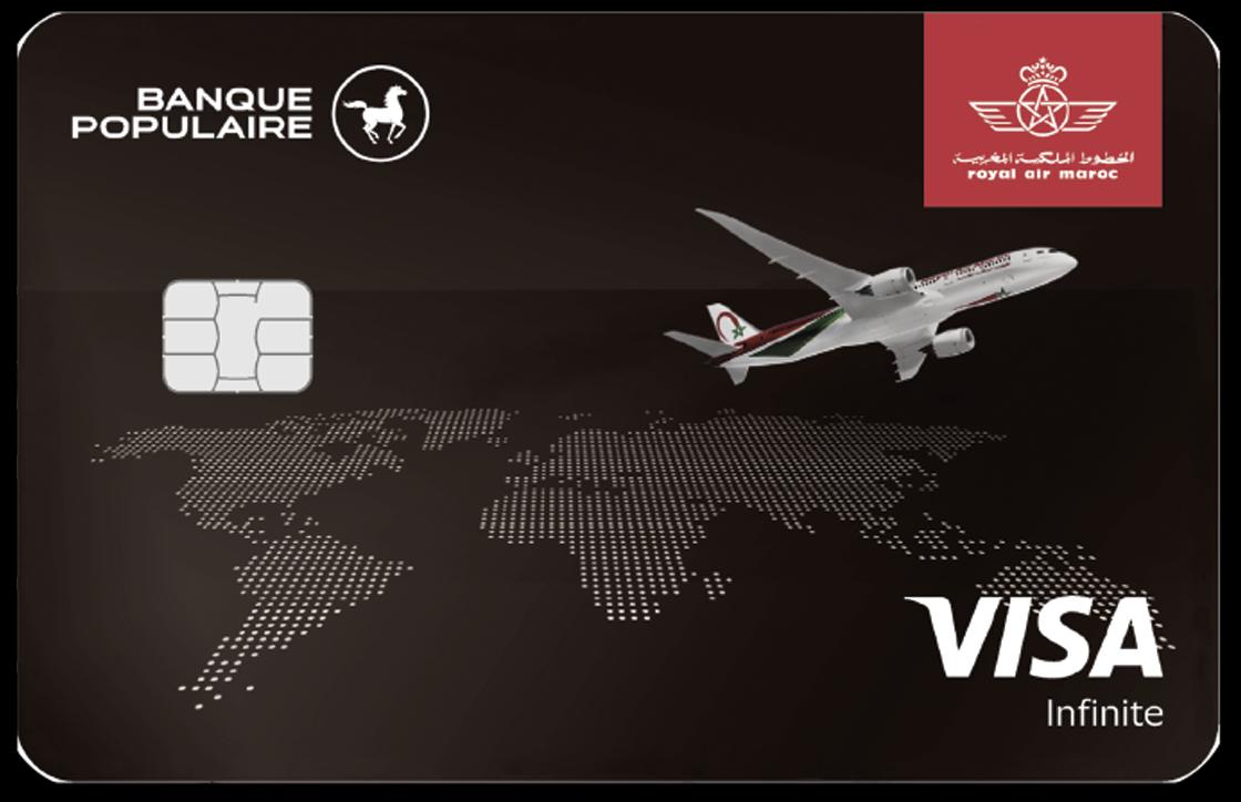 La Banque Populaire lance une nouvelle carte bancaire en partenariat avec la Royal Air Maroc.