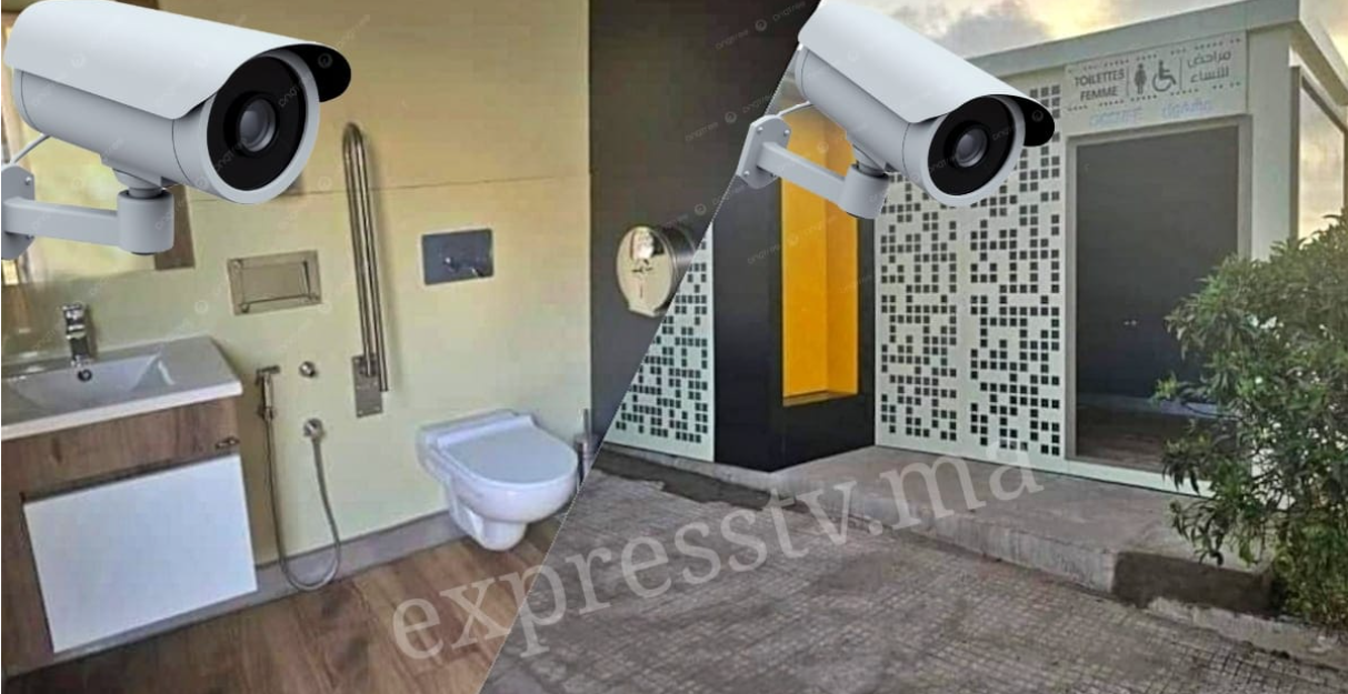 Caméras de surveillance pour protéger les toilettes publiques de Casablanca contre les dégradations