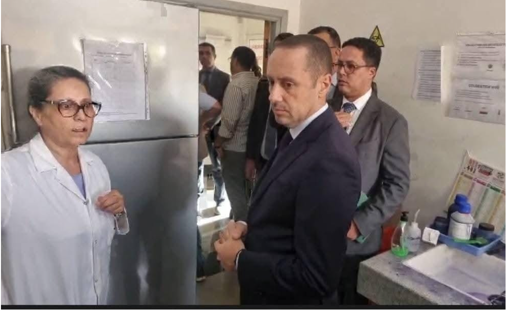 Le ministre de la Santé visite l&rsquo;hôpital Hassan II d&rsquo;Agadir après des manifestations populaires.