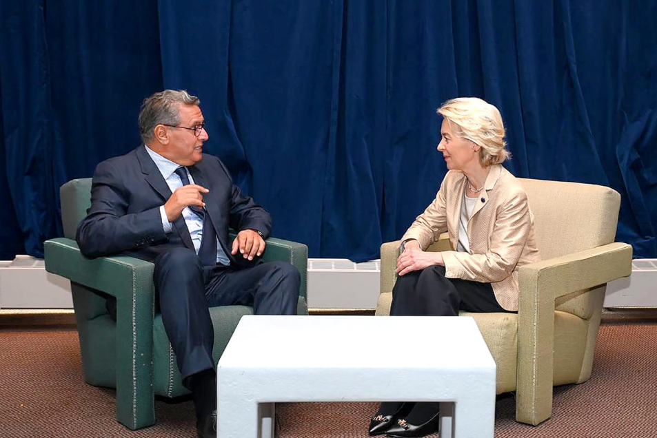 Akhannouch s’entretient avec la présidente de la Commission européenne à New York