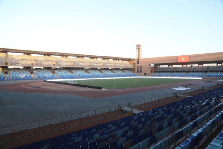 Le Grand Stade de Marrakech : une merveille sportive en préparation pour la CAN 2025 et en attente de la Coupe du Monde 2030.
