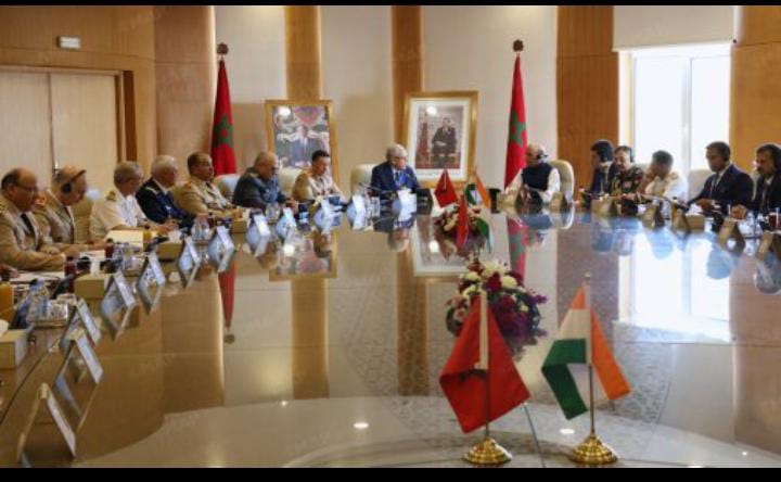 Sous les instructions royales : le Maroc et l&rsquo;Inde signent un mémorandum d&rsquo;entente en matière de défense.