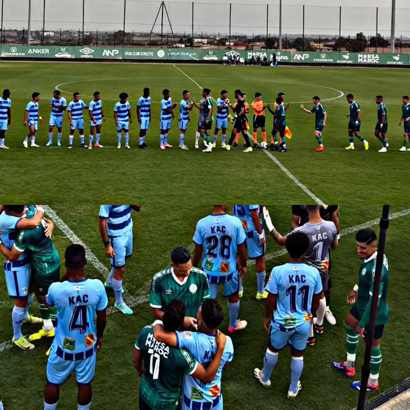 Le Raja s&rsquo;impose en amical face au Club de Kénitra par trois buts à deux.