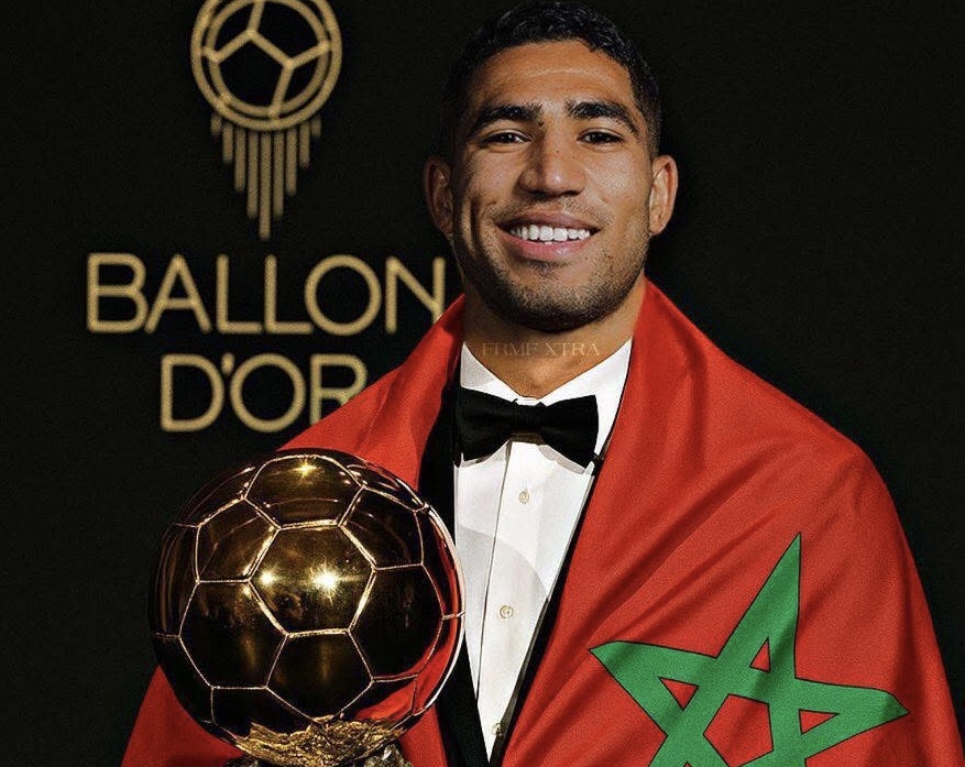 Achraf Hakimi absent de la cérémonie du Ballon d&rsquo;Or