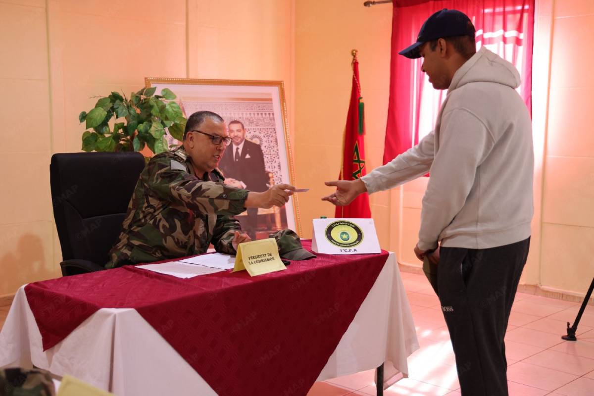 Lancement du processus de sélection et d&rsquo;intégration des recrues de la 40e promotion pour le service militaire à Hajb.