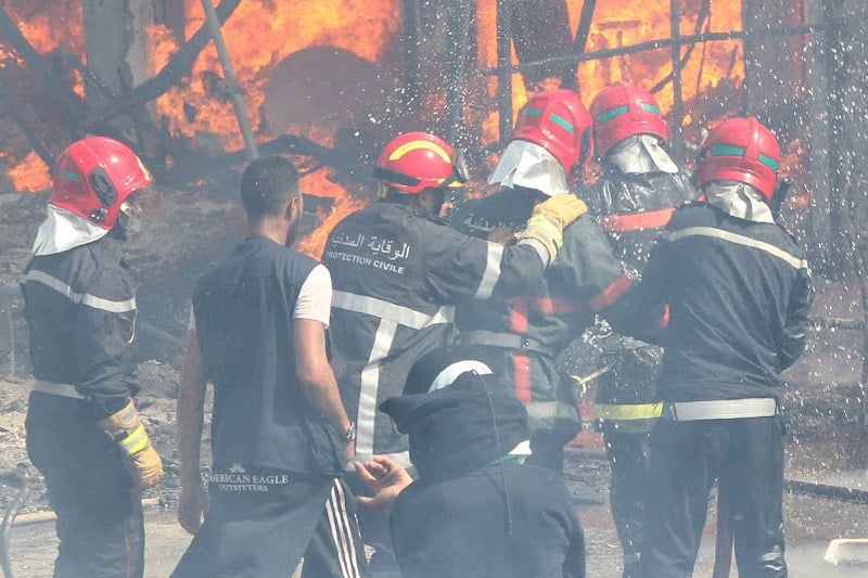 Un incendie fait deux morts dans des cabanes au douar « Moulay Azouz le Roi » à Marrakech