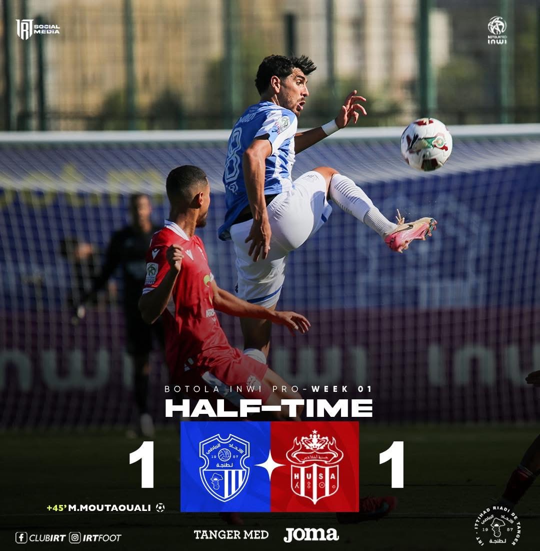 Union Tanger et Hassania Agadir partagent les points lors de la première journée du championnat.