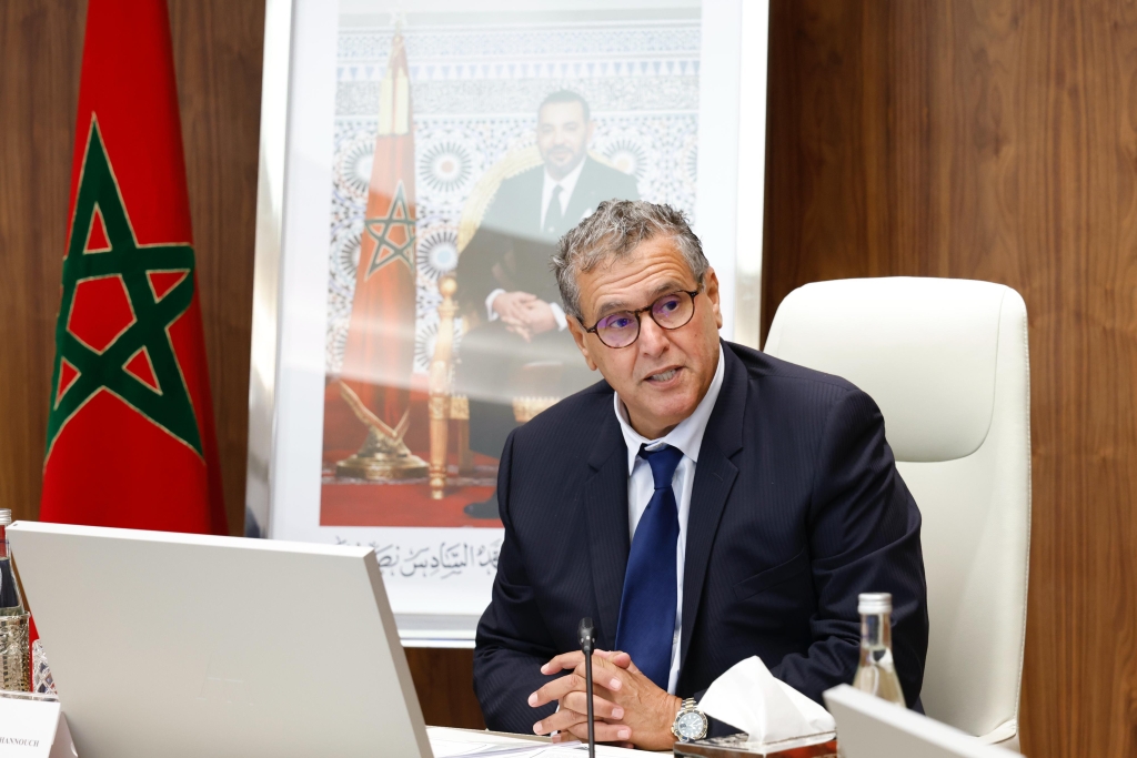 Le chef du gouvernement préside une réunion du comité de pilotage pour suivre l&rsquo;« Offre du Maroc » dans le domaine de l&rsquo;hydrogène vert.
