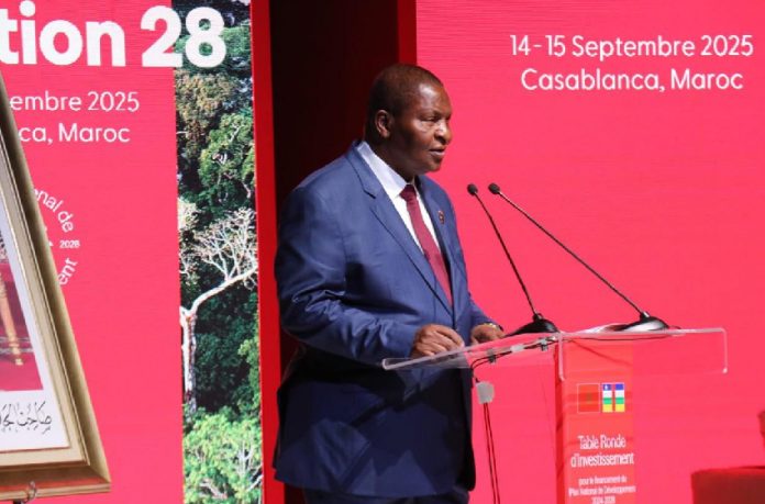 Le président de la République centrafricaine loue le leadership et la vision africaine du roi Mohammed VI.