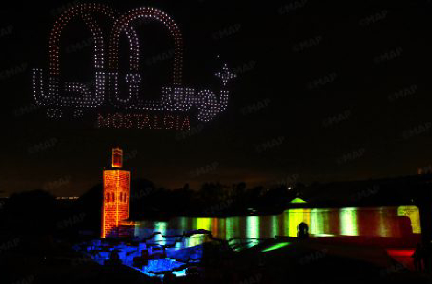 Nostalgie… Des drones relient le passé au futur à Chellah